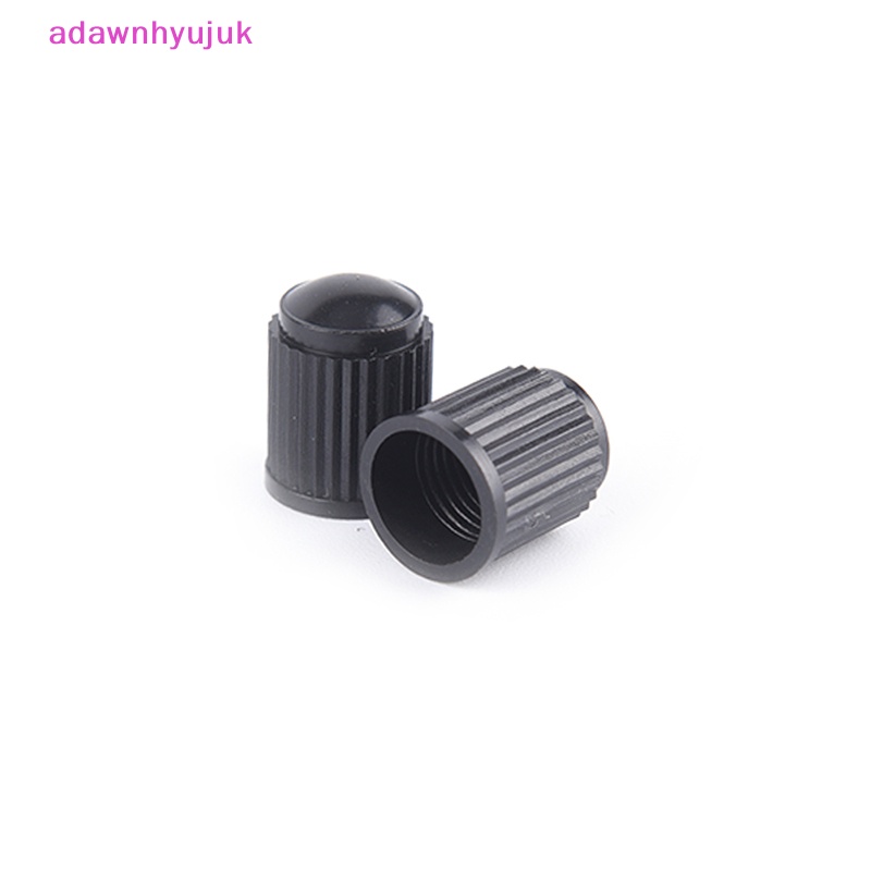 Bộ 100 Nắp Nhựa Đậy Van Bánh Xe Hơi / Xe Đạp Màu Đen VN