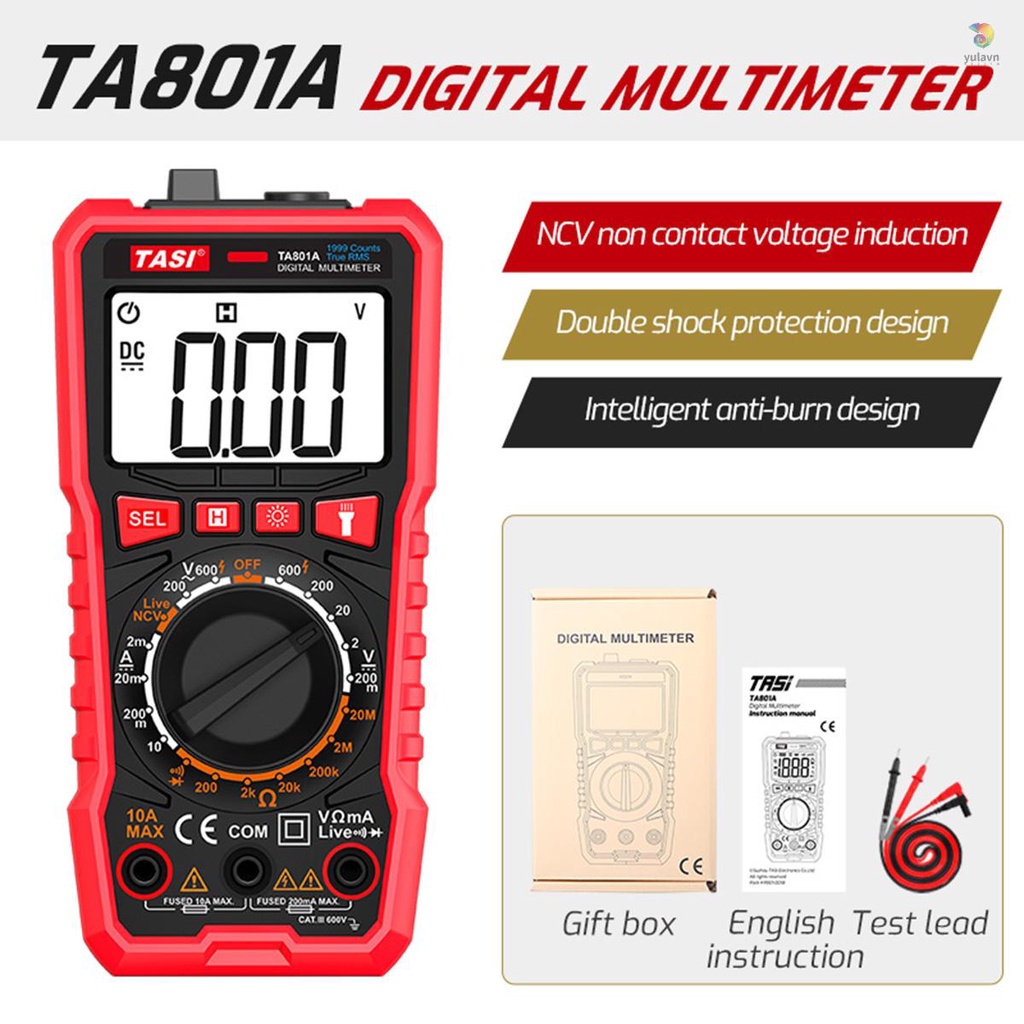 Đồng Hồ Vạn Năng Kỹ Thuật Số TASI TA801A RMS Chuyên Dụng