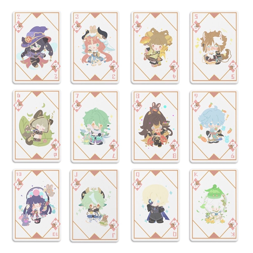 Genshin Original Poker Cards