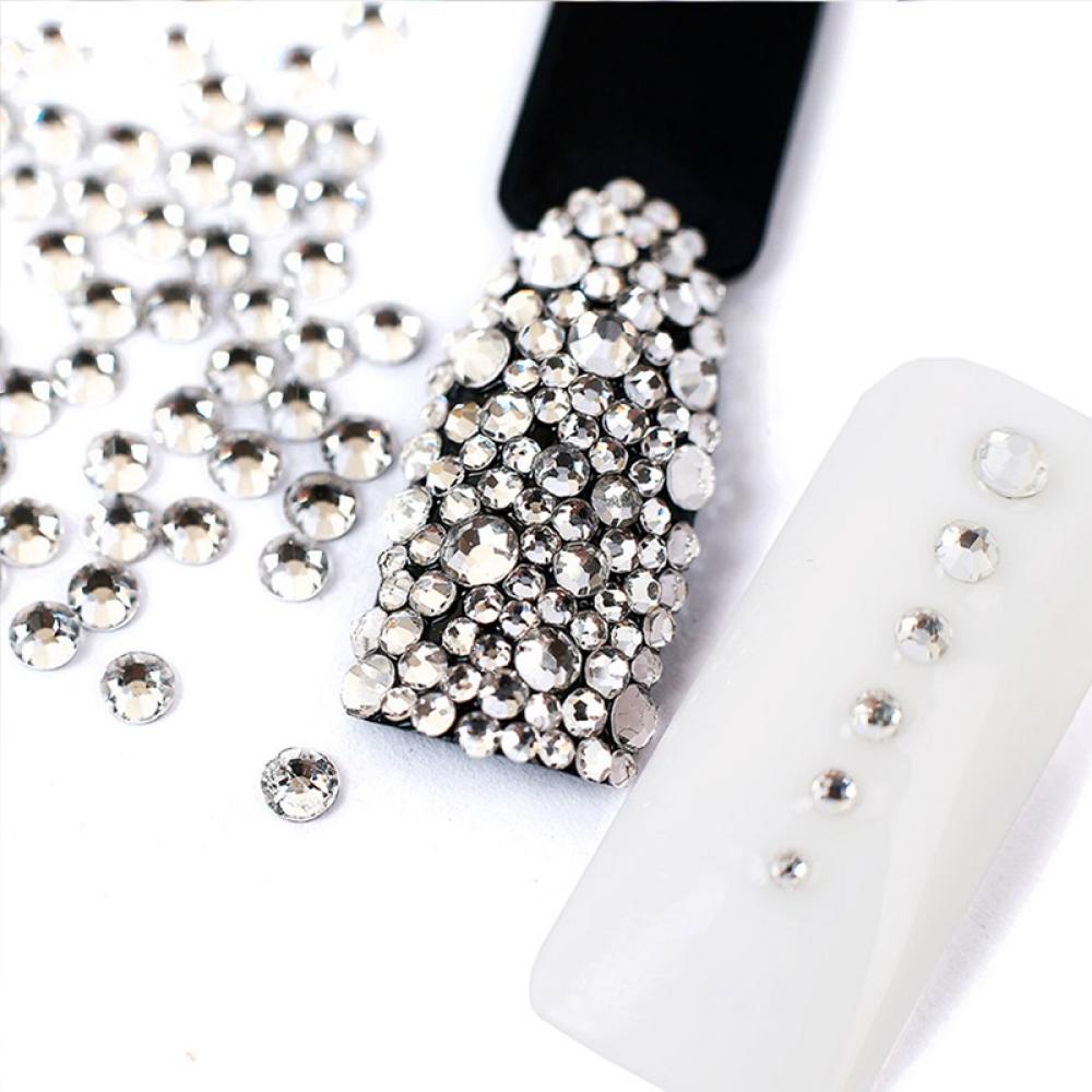 Hạt Pha Lê Làm Móng 1.5mm-3.5mm Mặt Phẳng A4E5