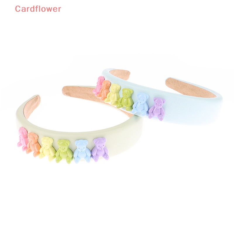 Băng Đô Cài Tóc Bằng Xốp Hình Gấu Màu Kẹo Cho Nữ