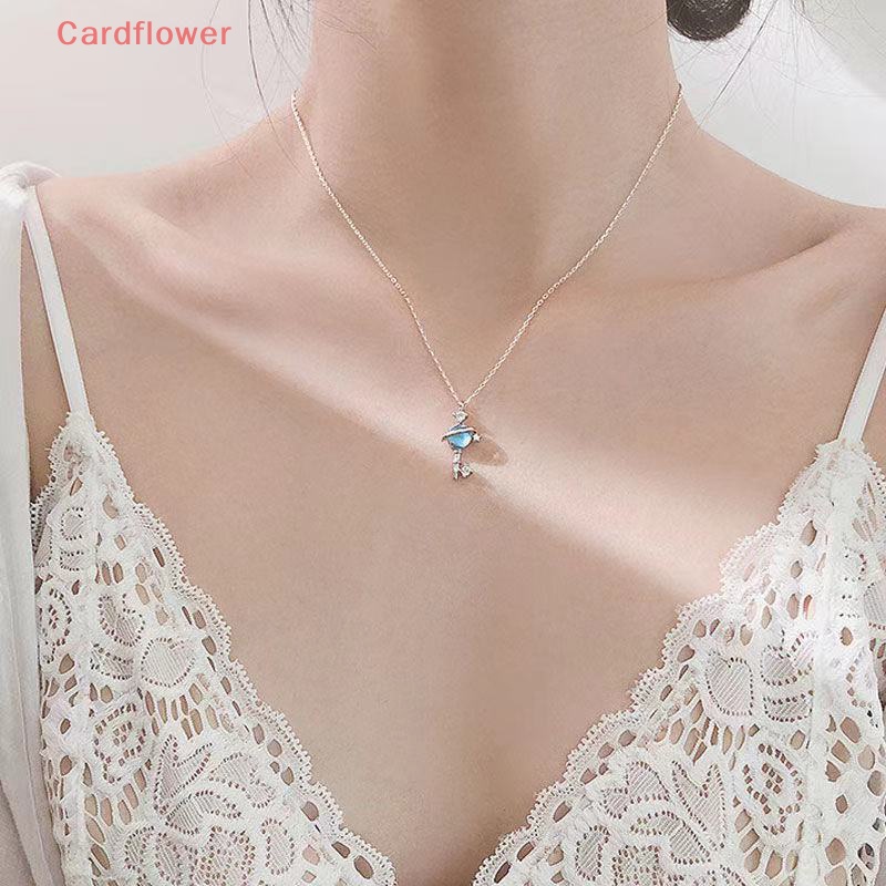 Vòng cổ Mặt Hình Hành Tinh Ngôi Sao Vũ Trụ Đính Đá Zircon Xanh Thời Trang Mới