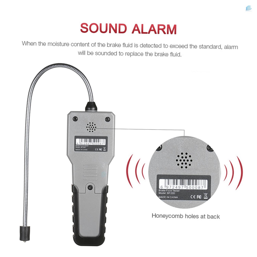 Thiết Bị Kiểm Tra Chất Lỏng Phanh Xe Thông Minh Có Màn Hình LCD Cho Xe Hơi DOT3 DOT4 DOT5