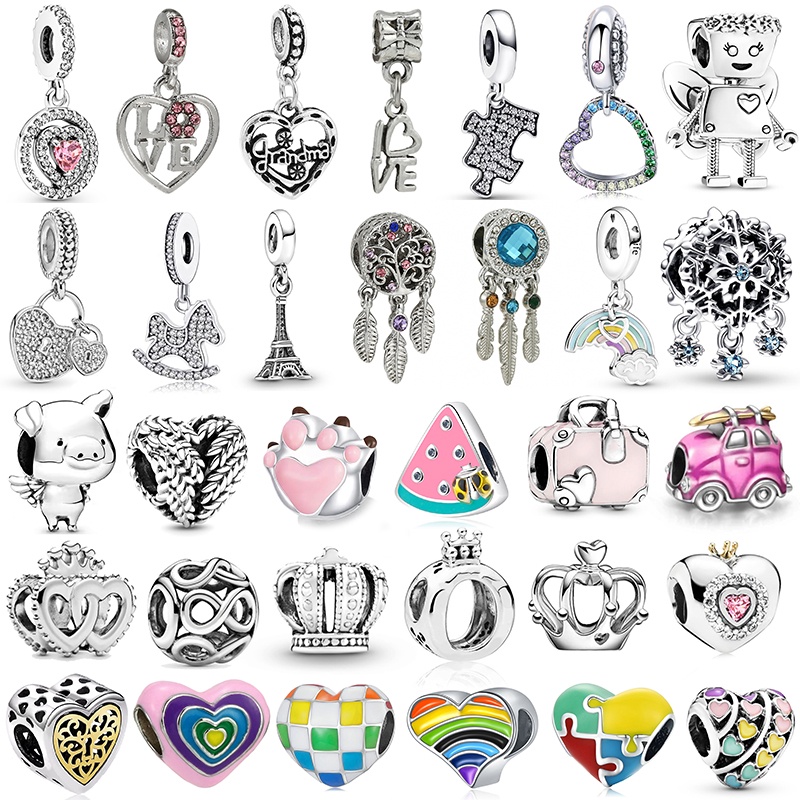 Mặt Vòng cổ Hình Trái Tim Đính Pha Lê Chất Lượng Cao Làm Quà Tặng Valentine Cho Bạn Gái