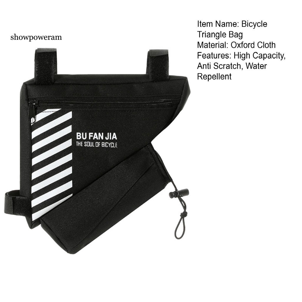 Túi Tam Giác Đựng Vật Dụng Tiết Kiệm Không Gian Có Khóa Kéo Cho Xe Đạp Sturdy