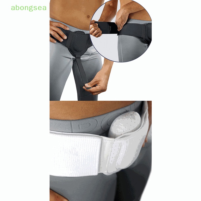 Abongsea 1 Đai Đeo Hỗ Trợ Giảm Đau + 1 Miếng Đệm Nén Hernia