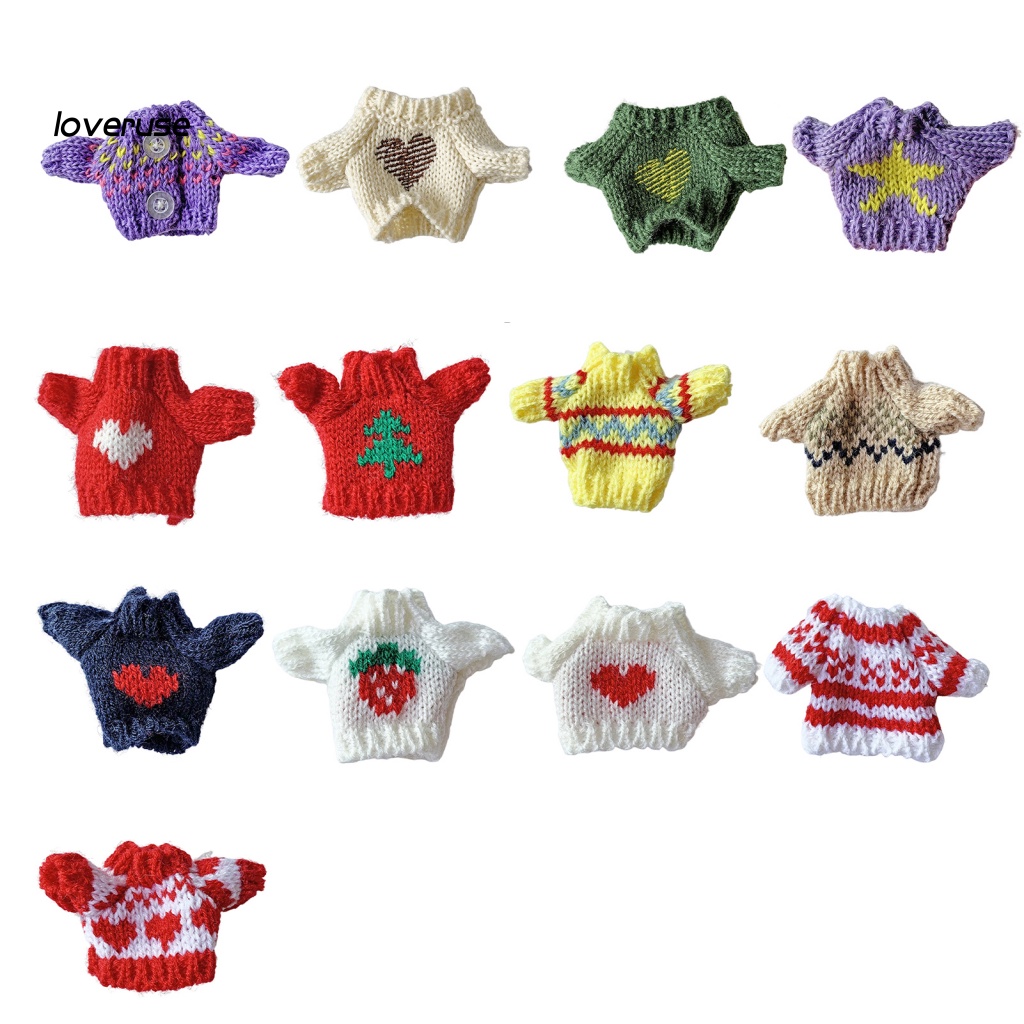 / Lo / Áo Sweater Cổ Lọ Kết Cấu Mềm Mại Cho Búp Bê