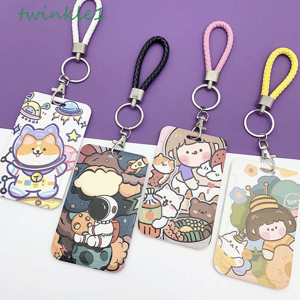 Vỏ Bọc Bảo Vệ Thẻ ID Hình Phi Hành Gia Kèm Dây Đeo Tiện Dụng Cho Trường Học