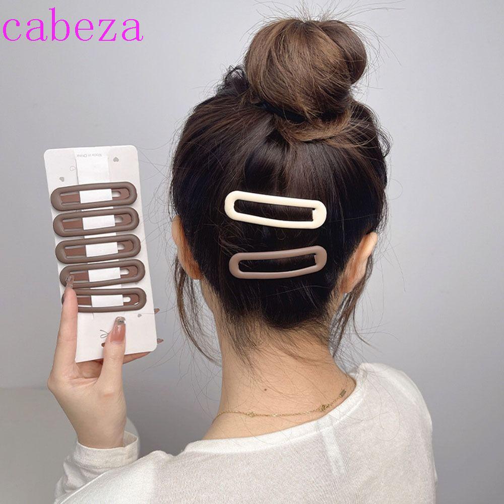 Set 6 Kẹp Tóc Hình Vuông Ngọt Ngào Dễ Thương Cho Nữ