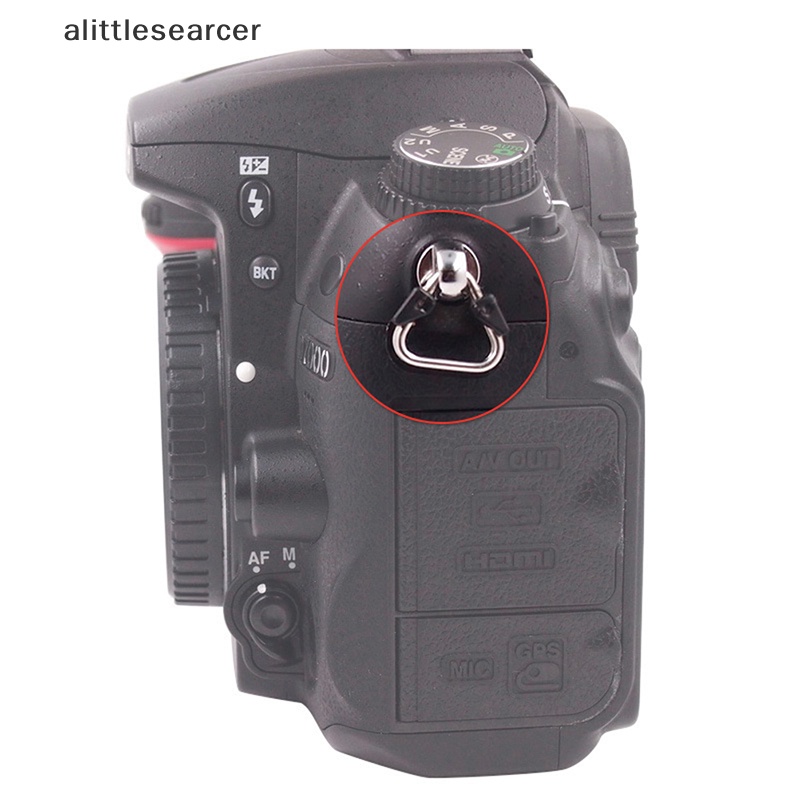 1 Cặp Vòng Khóa Tam Giác Bằng Kim Loại Cho Dây Đeo Máy Ảnh Slr