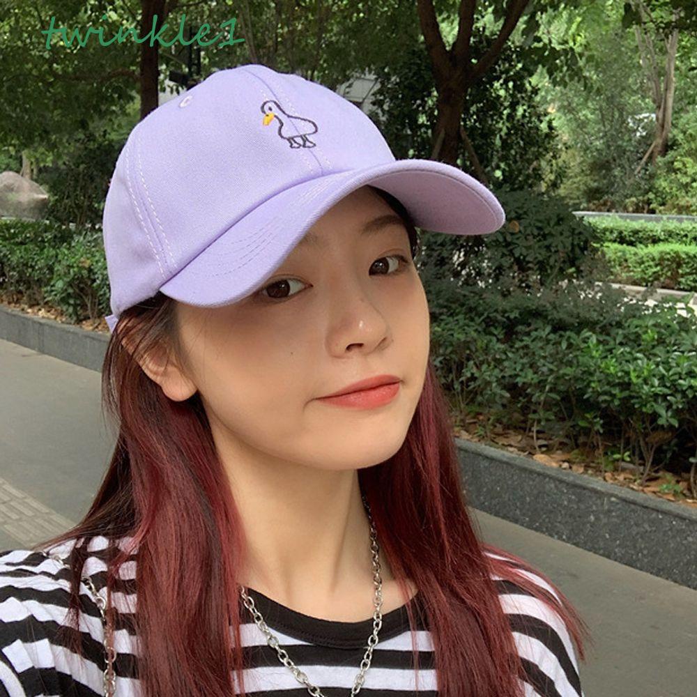 Mũ Lưỡi Trai Cotton Họa Tiết Hoạt Hình Phong Cách Hip Hop Hàn Quốc