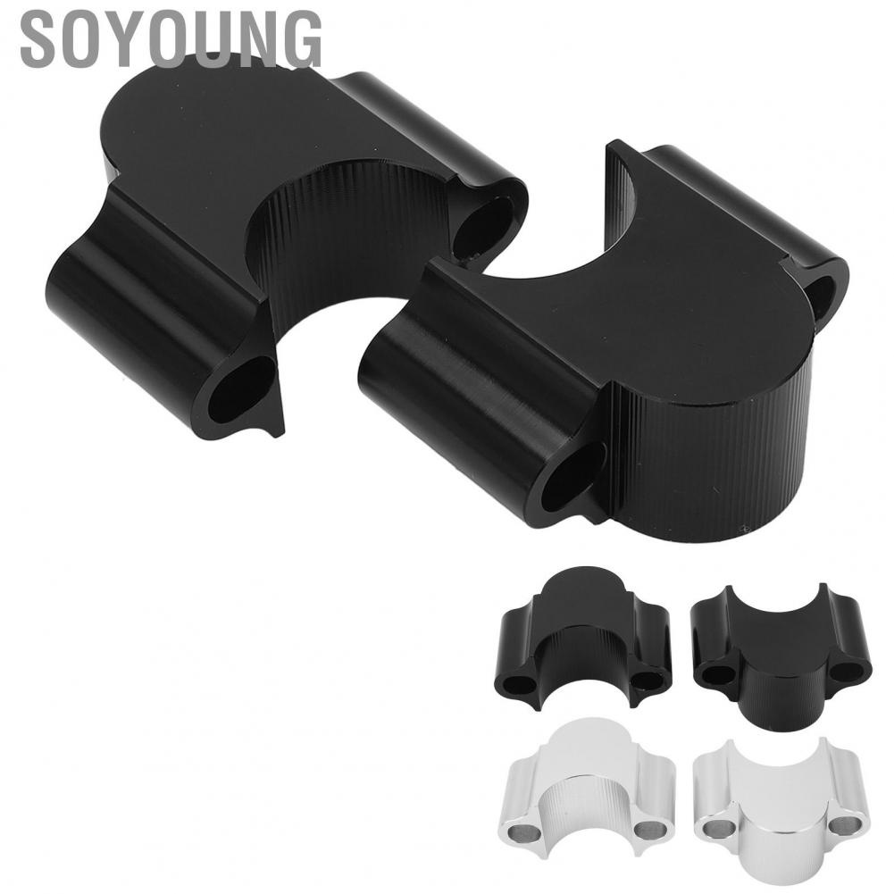 Soyoung Handlebar Riser Clamp  Motorcycle Handlebar Riser Clamp 2 PCS Left and Right Precise 28mm 30mm  for Motorbike