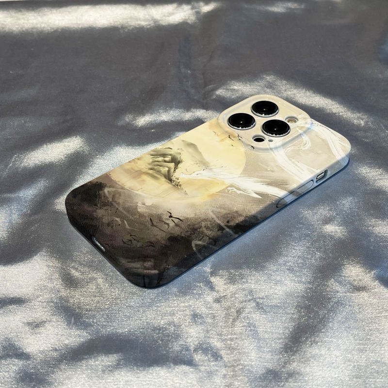 Ốp Điện Thoại Siêu Mỏng In Họa Tiết Phong Cảnh Mùa Hè Dành Cho Iphone 13 max 117 / 8p 14 Pro