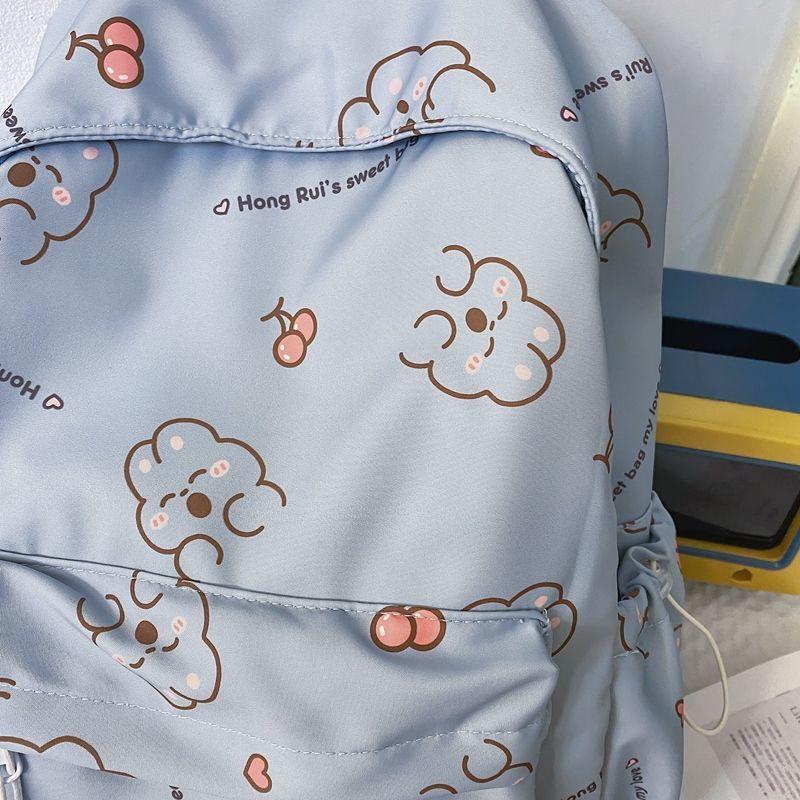 Ba Lô Đi Học Cỡ Lớn Đơn Giản Theo Phong Cách Nhật Hàn