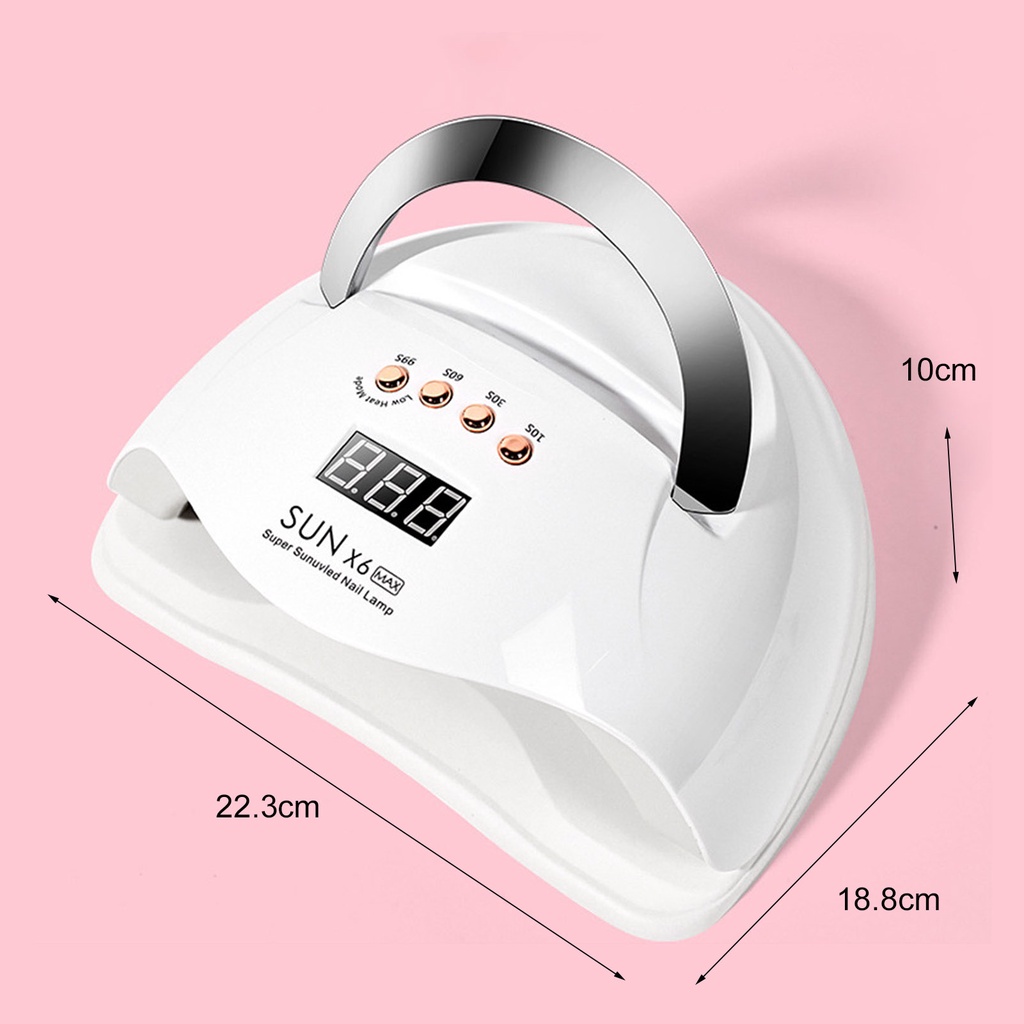 Máy Hong Khô Móng Tay Có Đèn LED Kỹ Thuật Số Nhanh Khô Tiện Dụng Cho Nữ