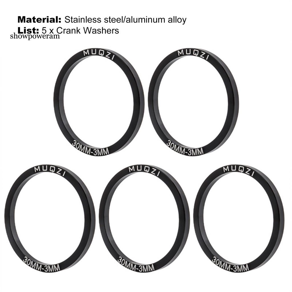 Set 5 Vòng Đệm Bằng Hợp Kim Nhôm Chịu Lực Cao Dành Cho Máy Rửa Xe Đạp