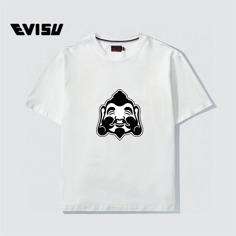 Áo Thun Nam Tay Ngắn Cổ Tròn In Logo Đầu Phật E-V88ISU &amp; - Thời Trang