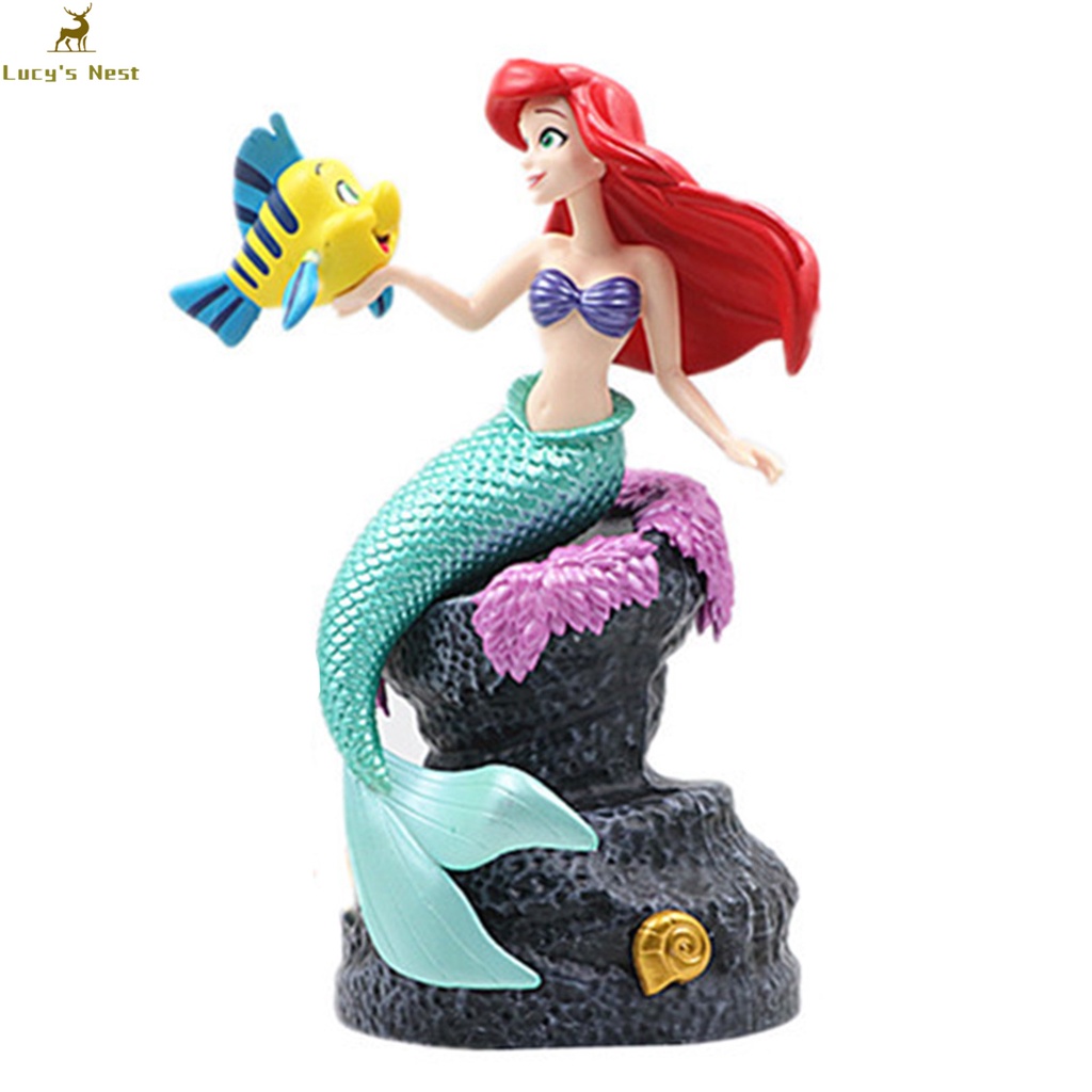 Đồ Chơi Mô Hình Nàng Tiên Cá Hoạt Hình Tinh Tế Và Nhỏ Gọn Trang Trí