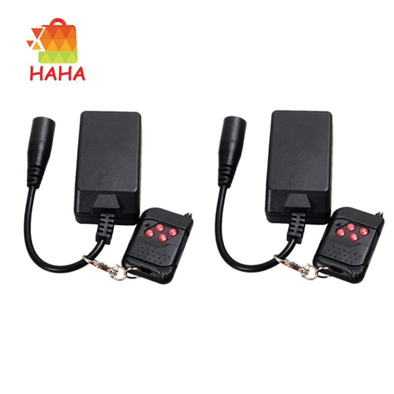 Bộ 2 Điều Khiển Từ Xa AC 90-240V 3 Chấu XLR 400W 500W 900W 1500W Cho Máy Phá Sương Mù