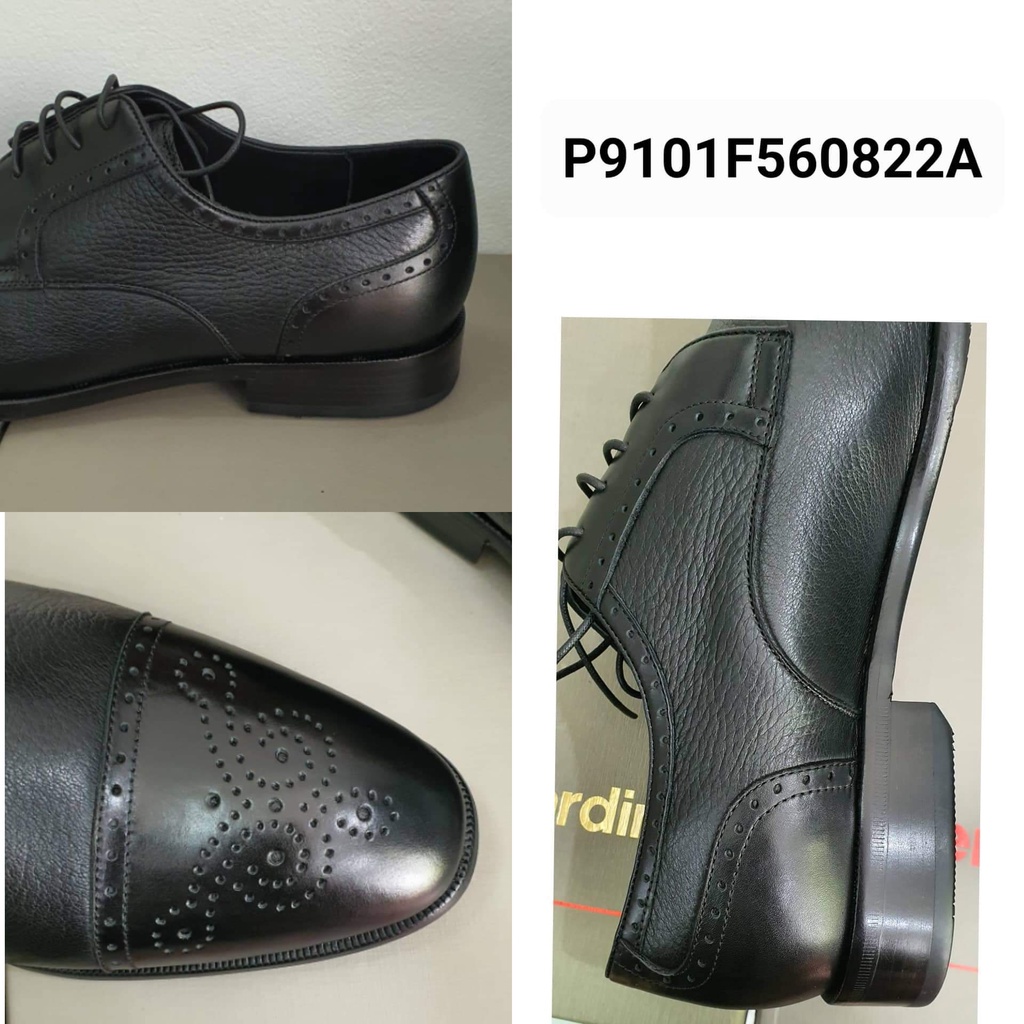 Giày nam Công Sở Pierre Cardin chính hãng màu đen Da Bò Lớp Đầu Tiên, Giày Da Nam thoáng khí, cao cấp và sang trọng