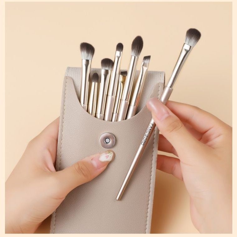 Bàn chải bóng mắt 8 Bàn chải trang điểm Bàn chải bóng mắt Chải túi quần áo
