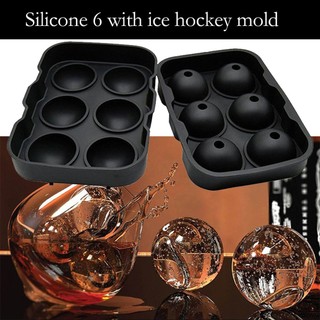 Silicone Ice Cube Trays Sphere Round Ice Ball Maker Large Square Ice Cube Mold