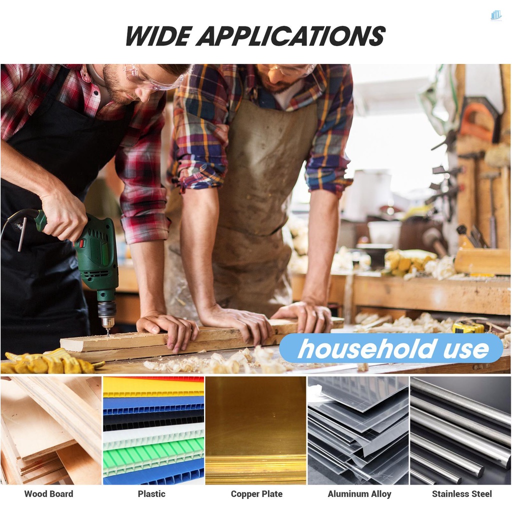 Bộ 13 Mũi Khoan Xoắn Tốc Độ Cao Bằng Thép Không Gỉ HSS Kèm Hộp Đựng Ốp