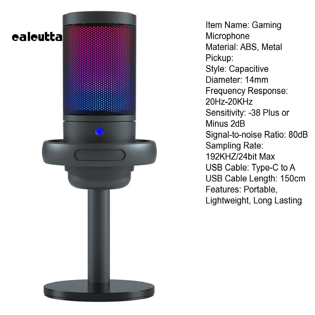 1 Bộ Micro USB Màu Đen Kèm Giá Đỡ Ba Chân Dành Cho Máy Tính Chơi Game Tại Nhà