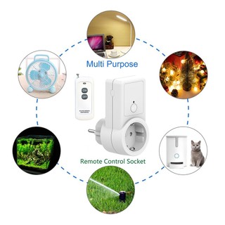 Universal Power Socket Mini Smart EU RF 433mhz Wireless Remote Control