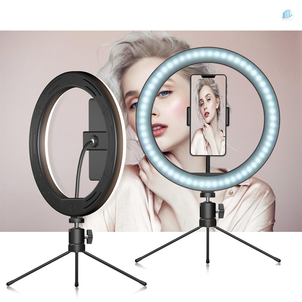 Vòng Đèn LED smartwatchinone 3 Chế Độ Sáng 10 Mức Độ Sáng Với Giá Đỡ Ba Chân Mini Cho Trang Điểm / Chụp Ảnh Selfie