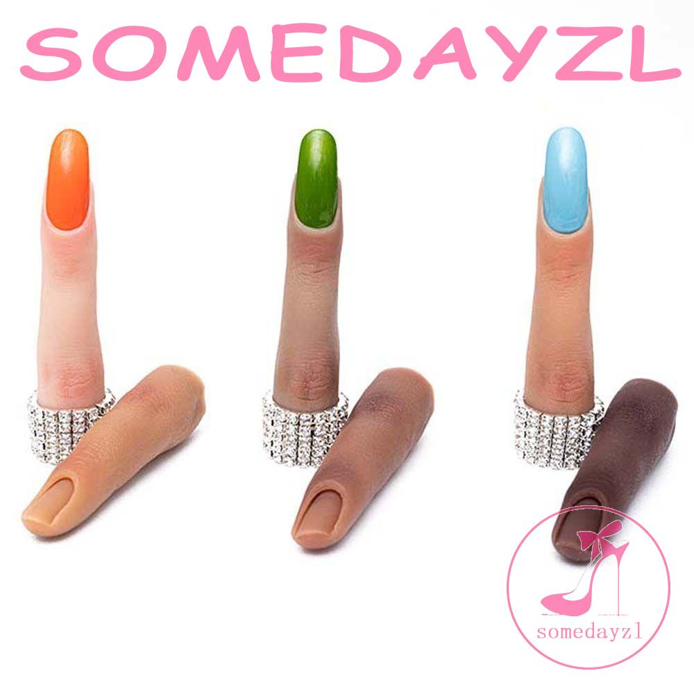 Mô Hình Ngón Tay Giả Bằng Silicone Dùng Thực Hành Luyện Tập Làm Móng