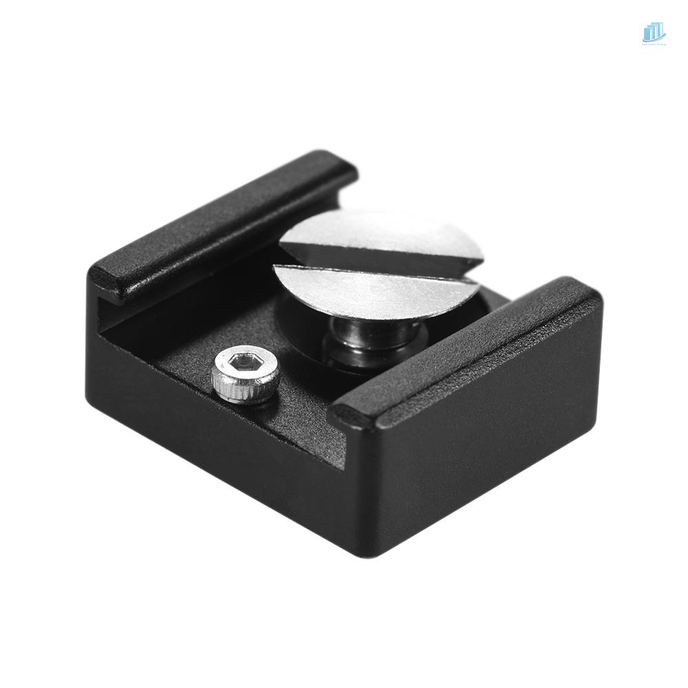 Giá Đỡ Đồng Hồ Thông Minh Andoer Gắn Đế Giày Lạnh Với Ốc Vít 1 / 4 &quot;Cho Máy Ảnh DSLR Đèn Flash LED Micro (Gói 1 Cái)