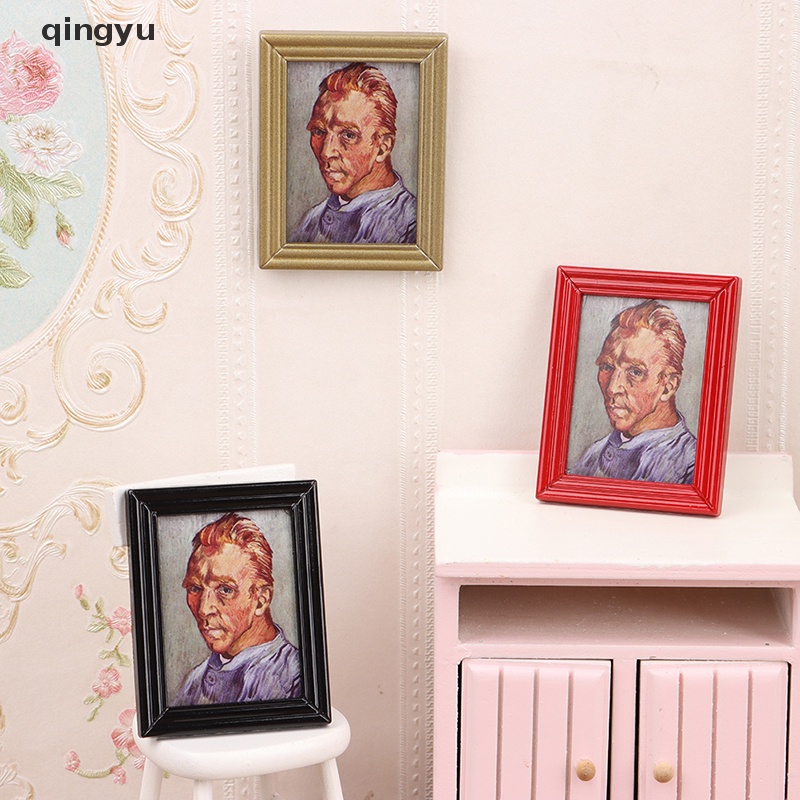 Tranh Sơn Dầu Mini Trang Trí Nhà Búp Bê Tỉ Lệ 1 / 12