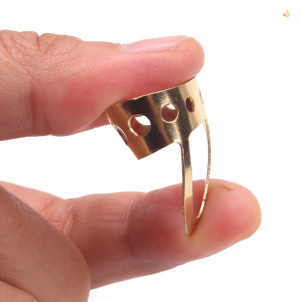 Bộ 8 Móng Tay Gảy Đàn Banjo Bằng Thép Không Gỉ Thiết Kế Mở Có Thể Điều Chỉnh