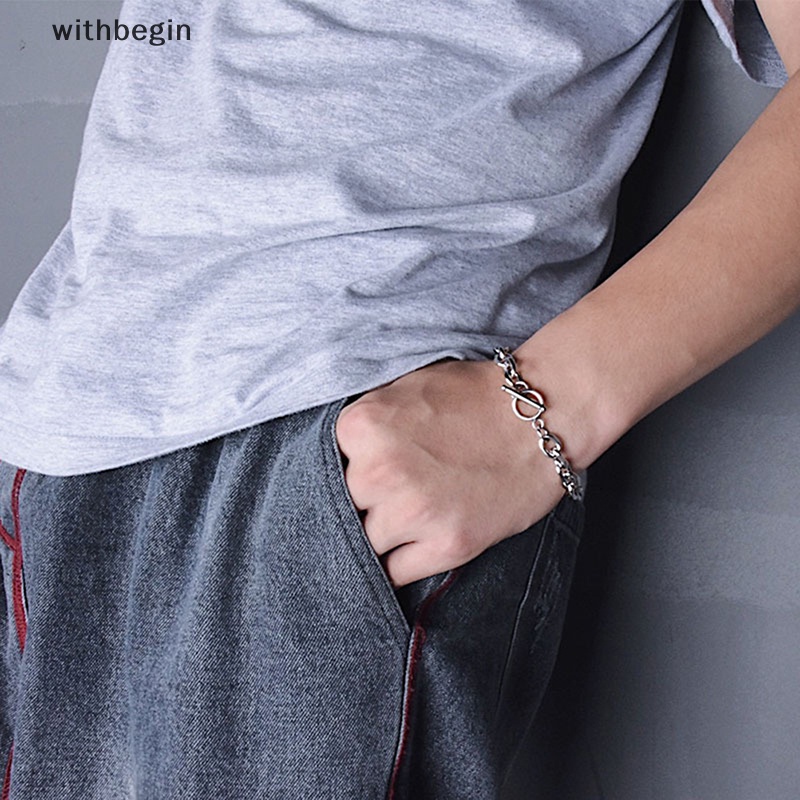 Vòng Đeo Tay Dạng Chuỗi Chữ O Đơn Giản Thời Trang Cho Nam Và Nữ