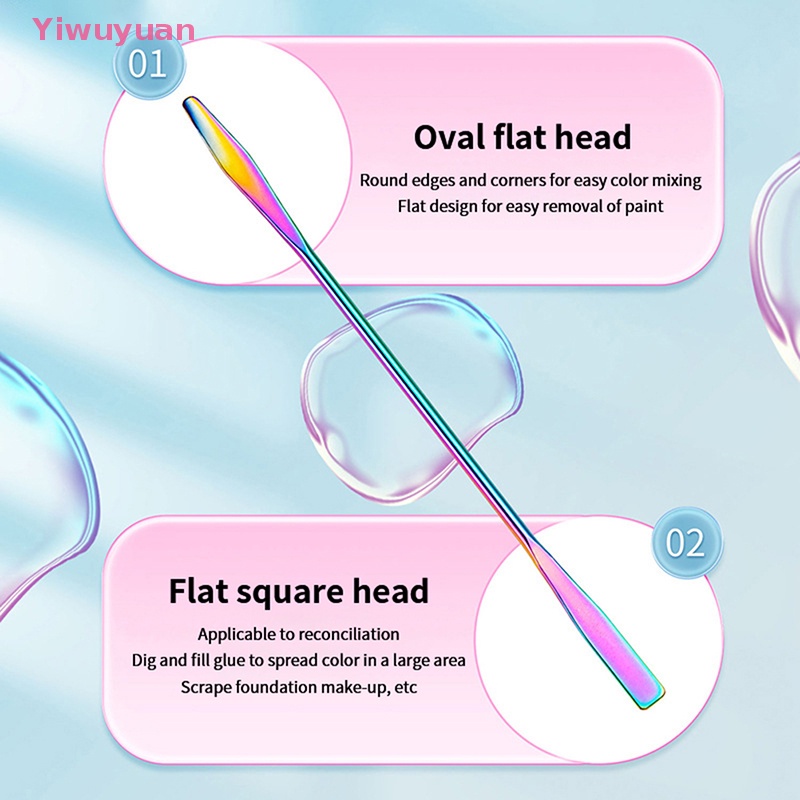 Bảng Trộn Màu Đánh Bóng Móng Tay Bằng Thép Không Gỉ Mới