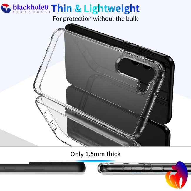 Ốp Điện Thoại Hình Vuông Trong Suốt Chống Sốc Cho S23plus S23 +