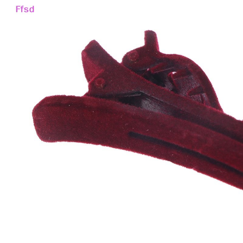 {Ffsd} Bộ 2 Kẹp Tóc Mái Màu Đen Thời Trang Hàng Bán Chạy