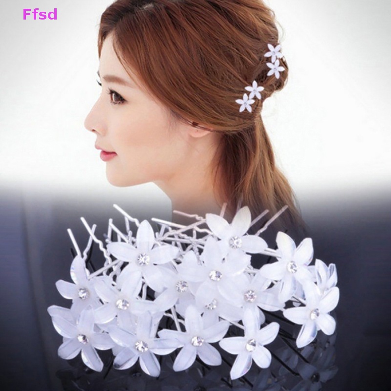 Kẹp Tóc Kim Loại Hình Chữ U Đính Ngọc Trai Giả Thanh Lịch Cho Nữ