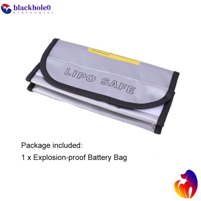 Túi Đựng Pin Lithium Chống Thấm Nước / Cháy Nổ Chuyên Dụng Cho Máy Bay Điều Khiển Từ Xa Fpv 185X75X60Mm