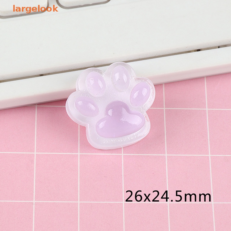 Set 5 Móng Vuốt Mèo Dạ Quang Bằng Resin Resin Màu Sắc Ngẫu Nhiên DIY