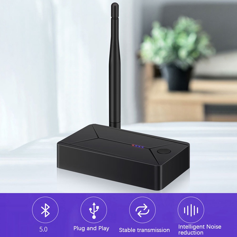 Bộ Chuyển Đổi Âm Thanh Bluetooth 5.0 DC 5V Đầu Vào 3.5Mm Bằng ABS Cho TV / PC