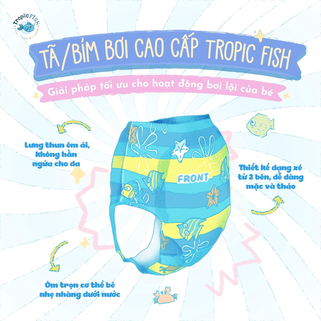 Tã Bỉm bơi TropicFish cho bé xuất xứ Đan Mạch