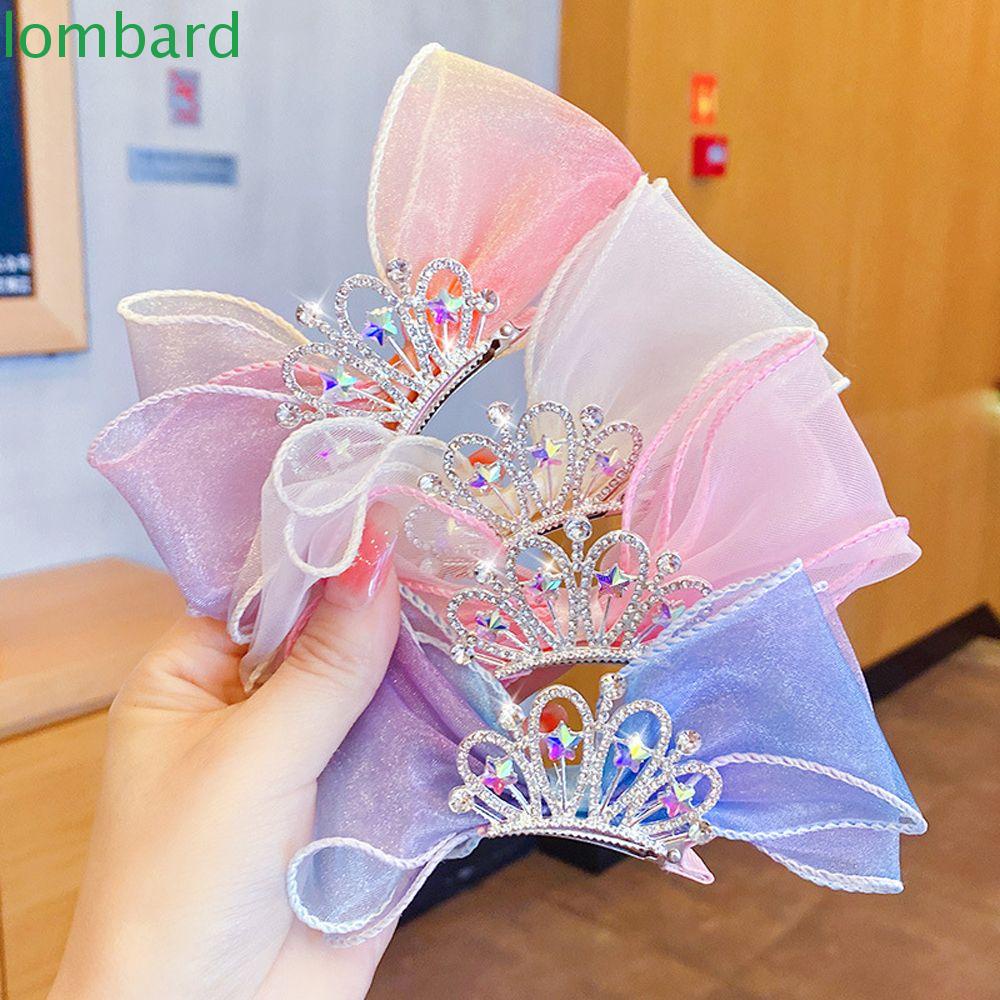 Kẹp Tóc Nơ Ruy Băng Nhiều Màu Sắc Phong Cách Hàn Quốc Dễ Thương Dành Cho Nữ