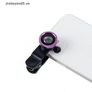 JY Set lens mắt cá góc rộng 3 trong 1 cho điện thoại ..
