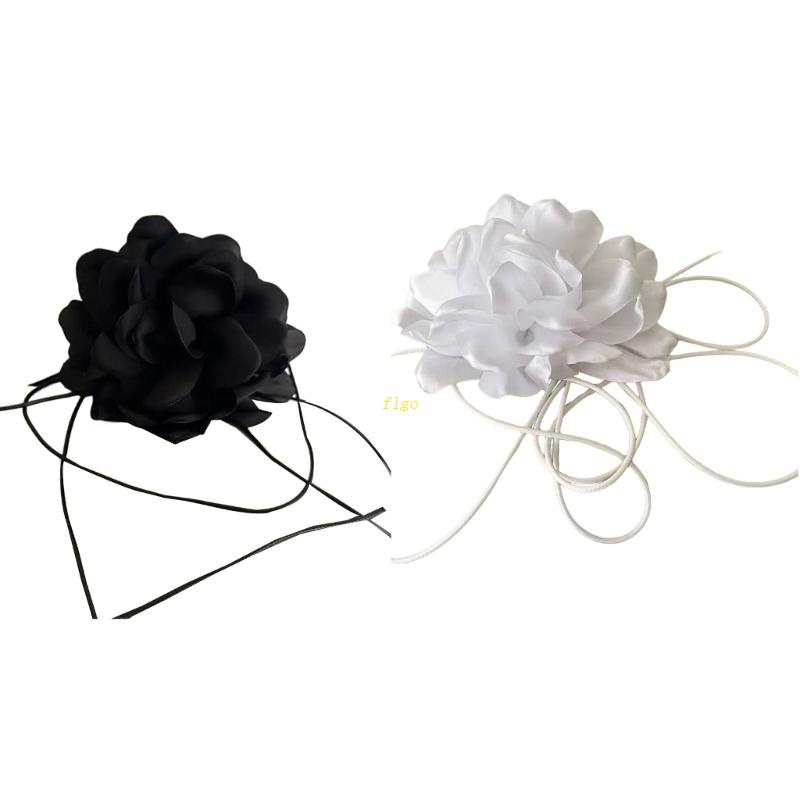 Vòng Cổ Choker Vải Mềm Hình Hoa Dành Cho Nữ Tuổi Teen