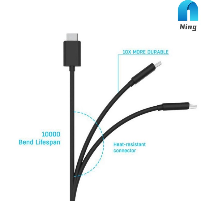 Dây Cáp Sạc Usb Loại C Tương Thích Với Tay Cầm Chơi Game Ps5