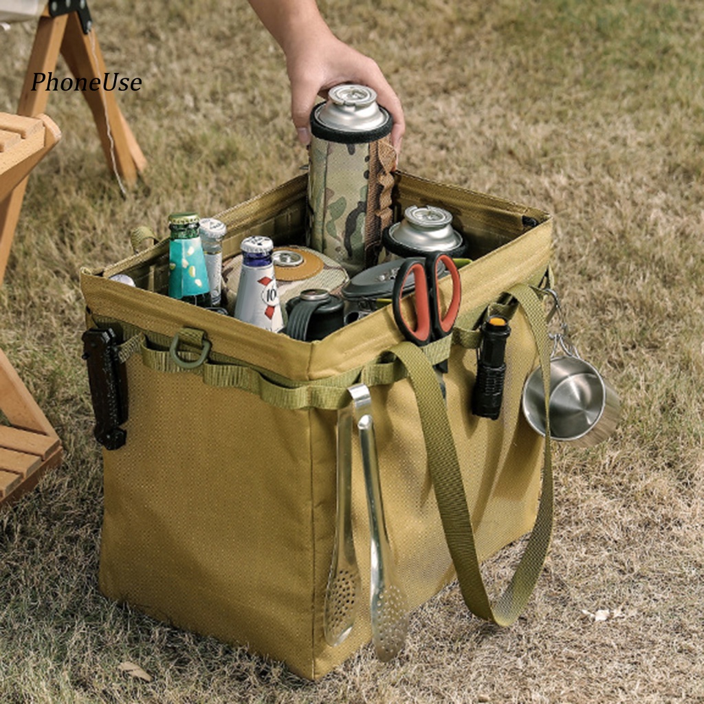 Túi Đựng Gia Vị Bằng PU Và Vải Oxford Chống Nước Sức Chứa Lớn Cho Hoạt Động Ngoài Trời