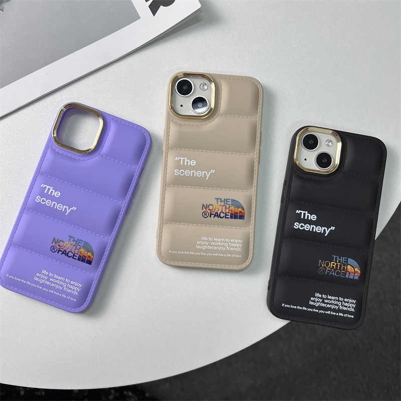 Ốp Điện Thoại Mềm Chống Rơi Hình The North Face 3D Cho iPhone 14 Pro Max iPhone 11 12 13 Pro Max