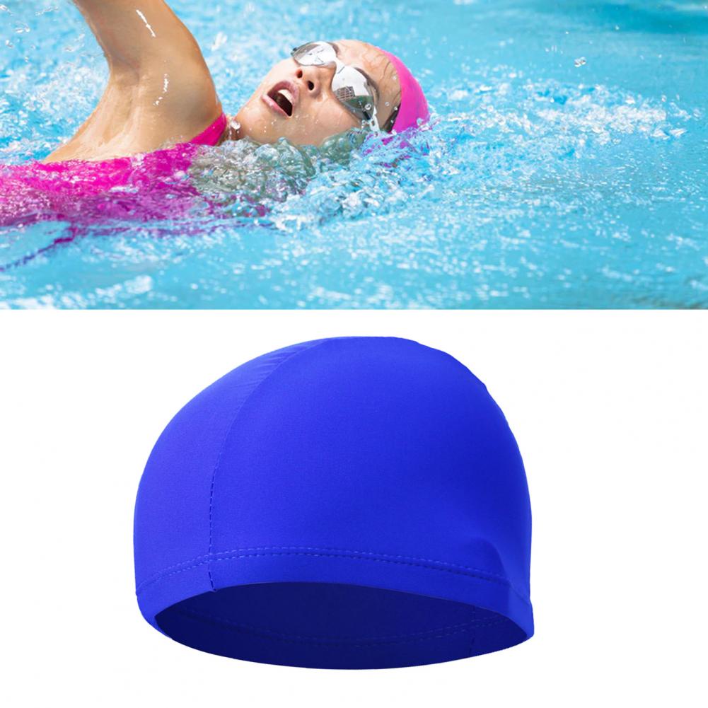 [Trong Kho] Mũ bơi Độ đàn hồi cao tắm dày bền polyester cho nữ RisingGirl